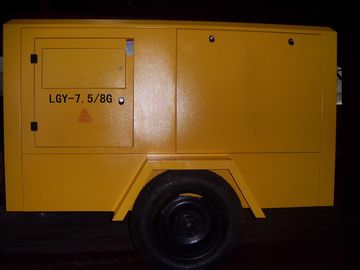 Dieselbetriebener beweglicher portierbarer Schrauben-Luftkompressor für das Bergbau von LGCY-6/7