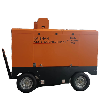 KSCY-650/20-700/17 18m3/Min 650CFM 20bar 17bar Tragbare Drehgasschraube Luftkompressor Schraubkompressor