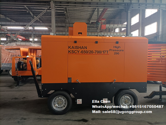KSCY-650/20-700/17 18m3/Min 650CFM 20bar 17bar Tragbare Drehgasschraube Luftkompressor Schraubkompressor